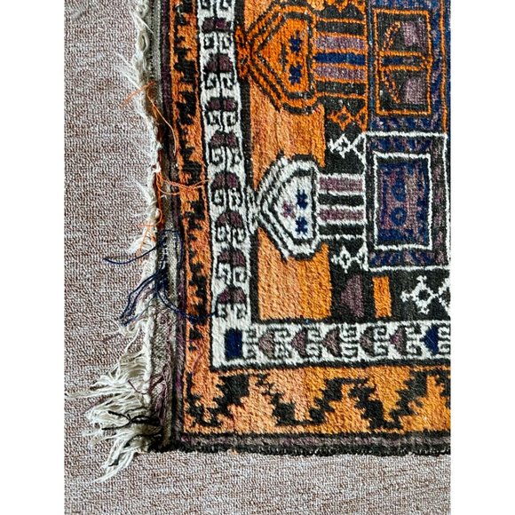 Balouche Prayer Rug 3’ X 5’ - Picture 3 of 6